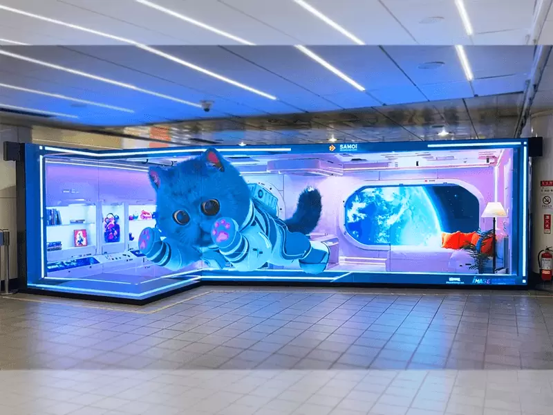 📢 3D 視覺創意部門成立！北捷裸視 3D ×震撼行銷